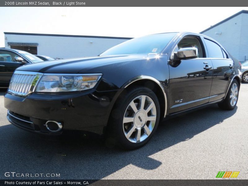 Black / Light Stone 2008 Lincoln MKZ Sedan