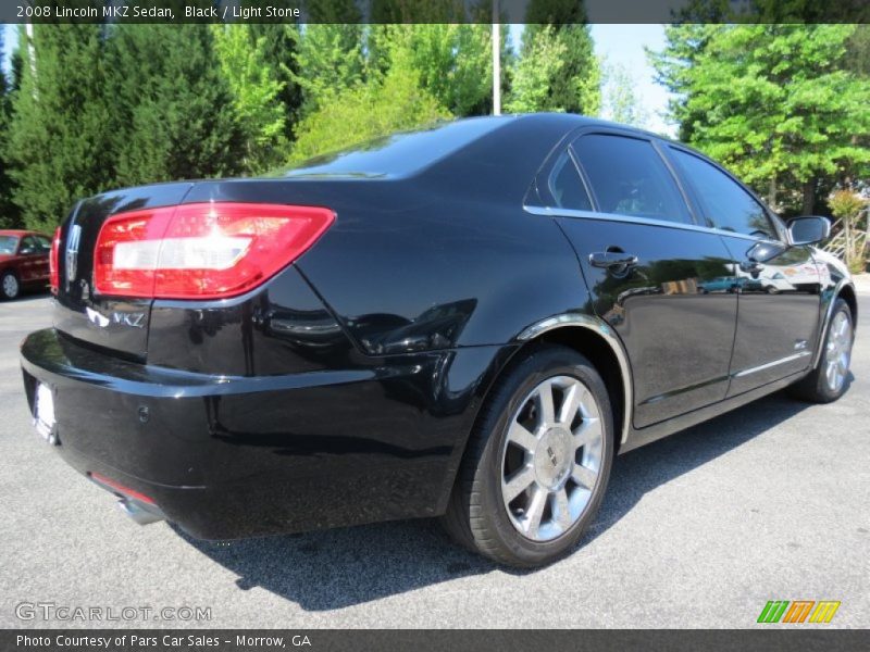 Black / Light Stone 2008 Lincoln MKZ Sedan