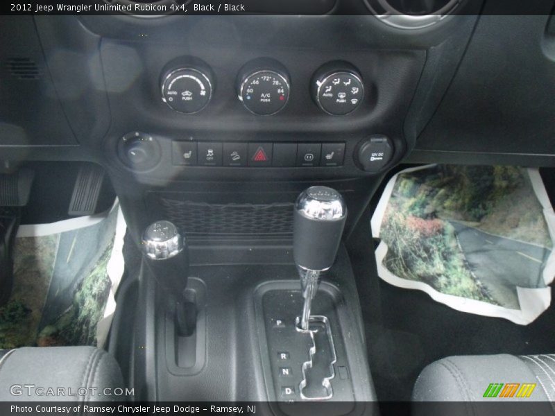 Black / Black 2012 Jeep Wrangler Unlimited Rubicon 4x4