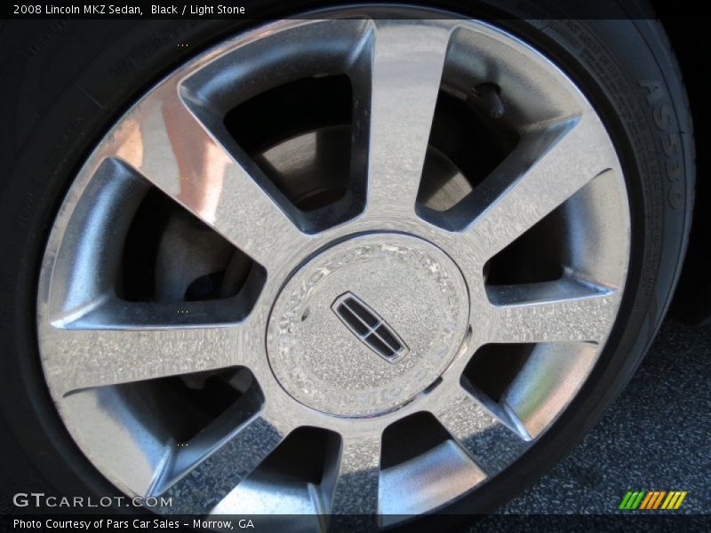 Black / Light Stone 2008 Lincoln MKZ Sedan