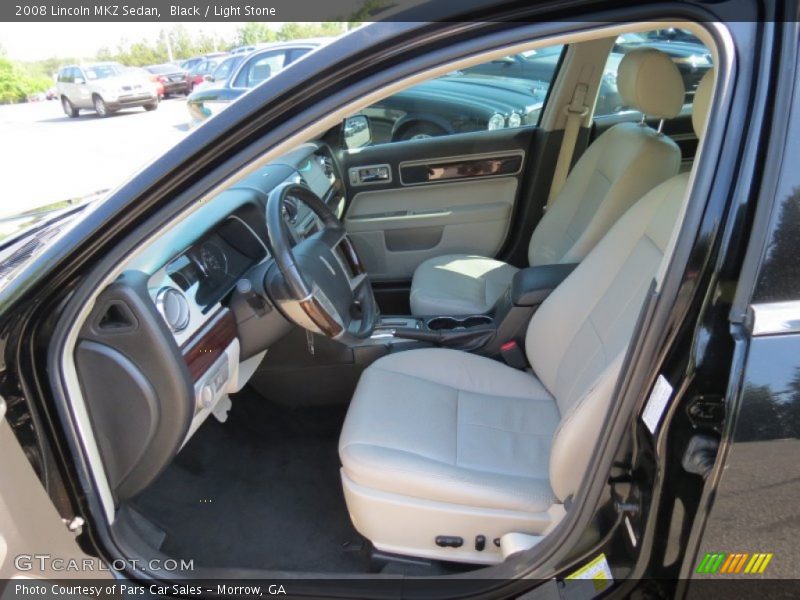 Black / Light Stone 2008 Lincoln MKZ Sedan
