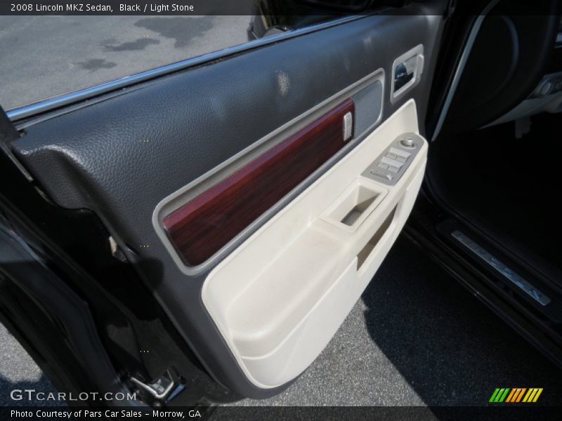 Black / Light Stone 2008 Lincoln MKZ Sedan