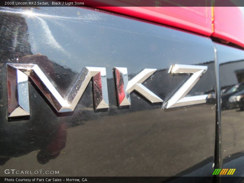 Black / Light Stone 2008 Lincoln MKZ Sedan