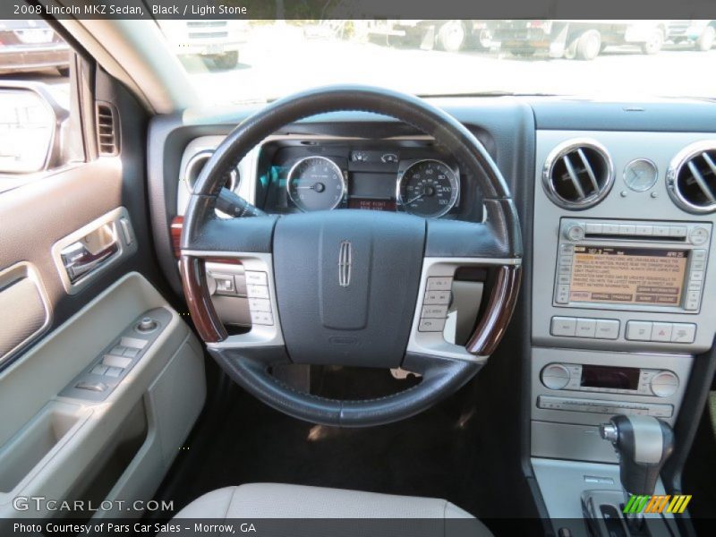 Black / Light Stone 2008 Lincoln MKZ Sedan
