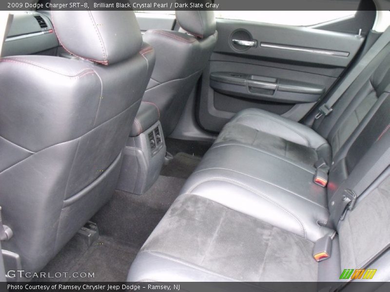 Brilliant Black Crystal Pearl / Dark Slate Gray 2009 Dodge Charger SRT-8
