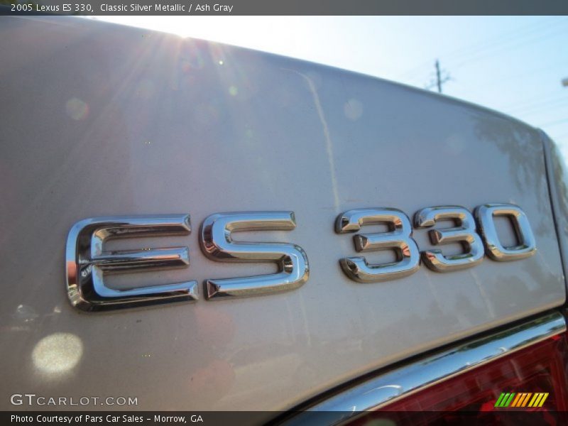 Classic Silver Metallic / Ash Gray 2005 Lexus ES 330