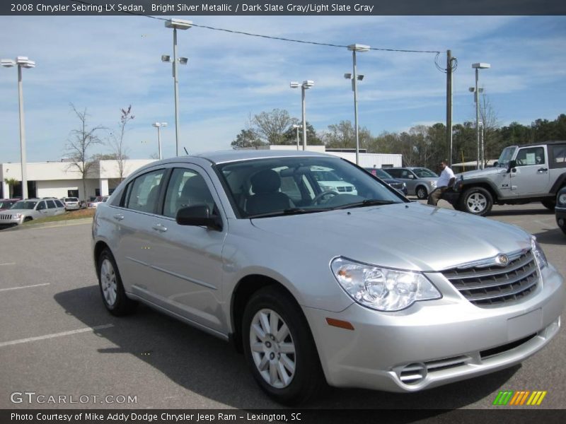 Bright Silver Metallic / Dark Slate Gray/Light Slate Gray 2008 Chrysler Sebring LX Sedan