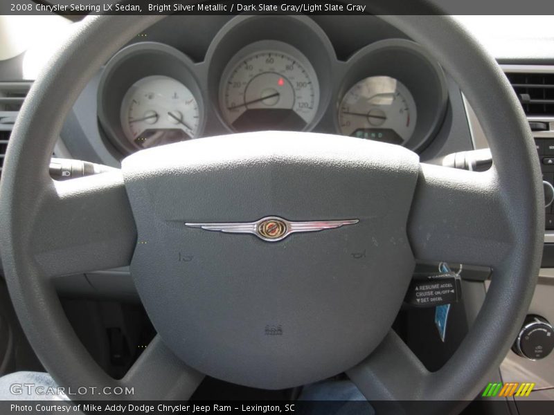 Bright Silver Metallic / Dark Slate Gray/Light Slate Gray 2008 Chrysler Sebring LX Sedan