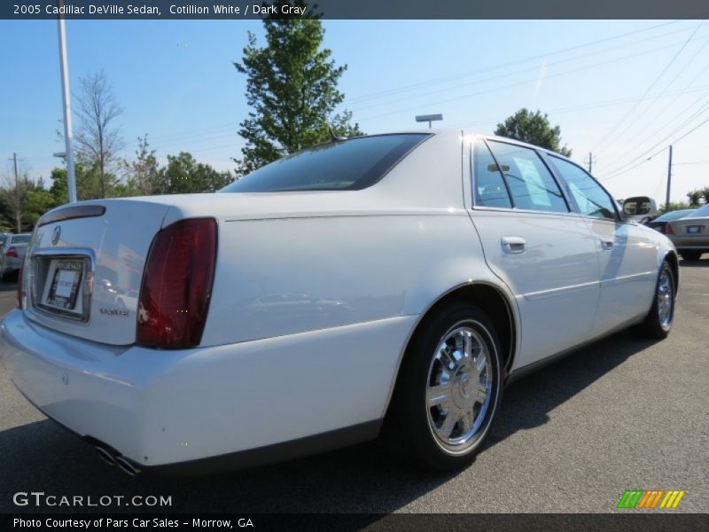 Cotillion White / Dark Gray 2005 Cadillac DeVille Sedan