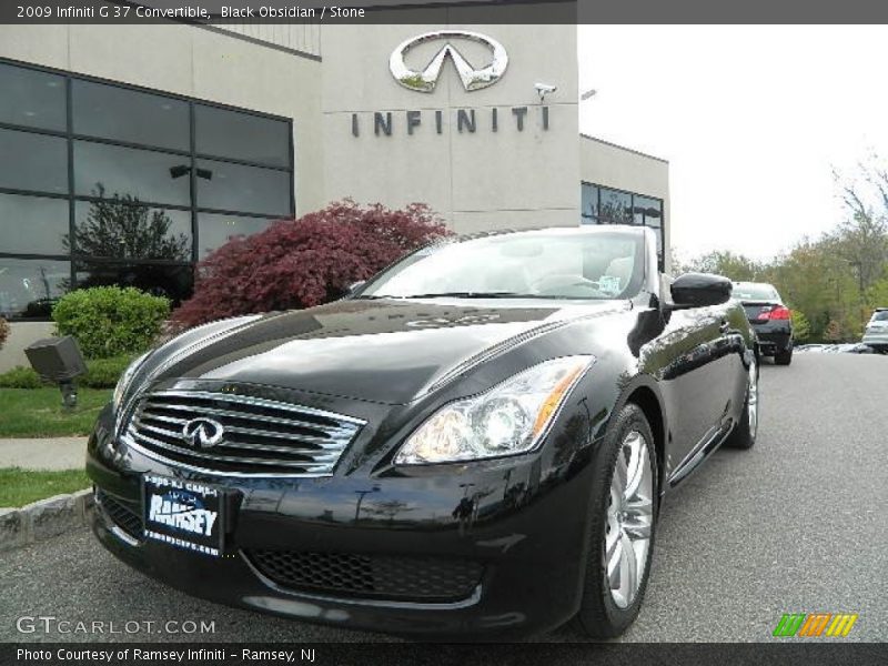 Black Obsidian / Stone 2009 Infiniti G 37 Convertible
