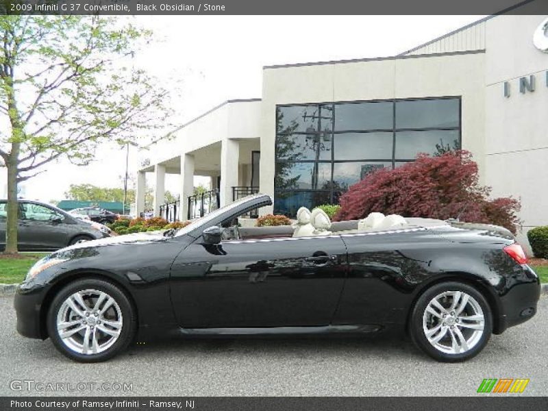 Black Obsidian / Stone 2009 Infiniti G 37 Convertible