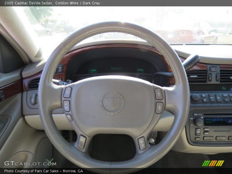 Cotillion White / Dark Gray 2005 Cadillac DeVille Sedan