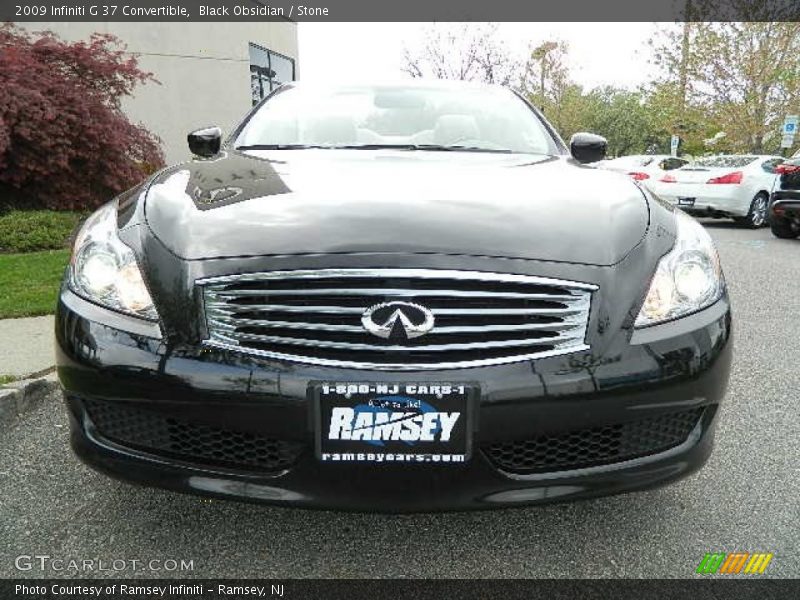 Black Obsidian / Stone 2009 Infiniti G 37 Convertible