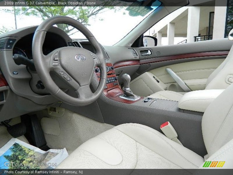 Black Obsidian / Stone 2009 Infiniti G 37 Convertible