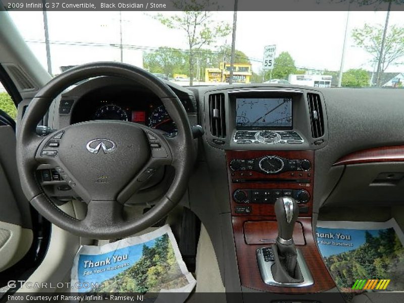 Black Obsidian / Stone 2009 Infiniti G 37 Convertible