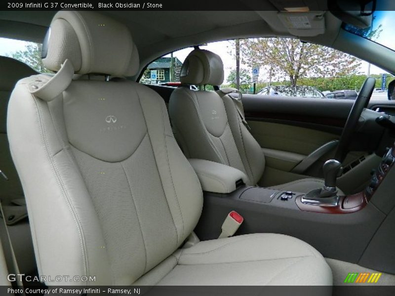 Black Obsidian / Stone 2009 Infiniti G 37 Convertible