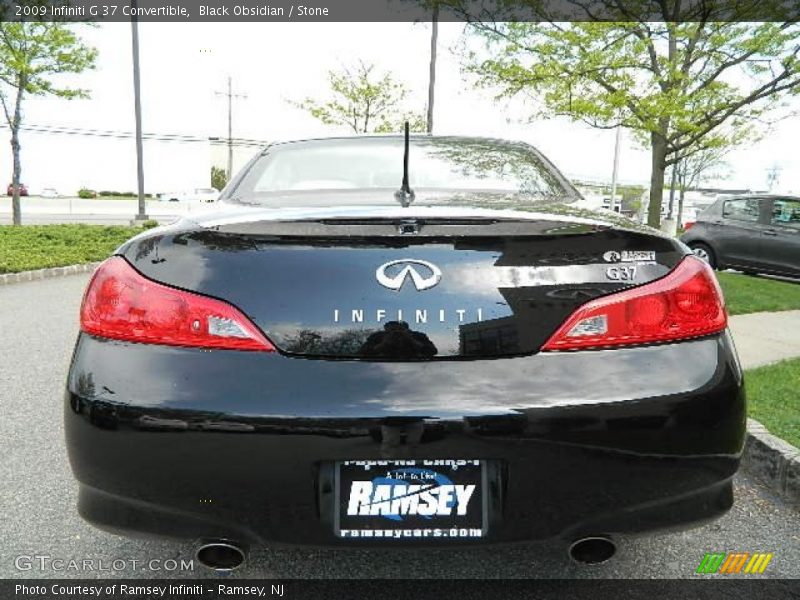 Black Obsidian / Stone 2009 Infiniti G 37 Convertible
