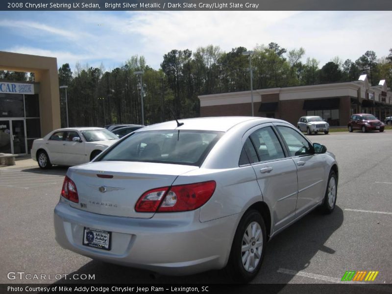 Bright Silver Metallic / Dark Slate Gray/Light Slate Gray 2008 Chrysler Sebring LX Sedan