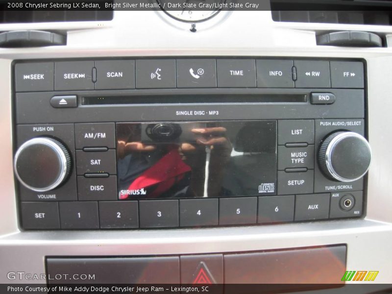 Bright Silver Metallic / Dark Slate Gray/Light Slate Gray 2008 Chrysler Sebring LX Sedan