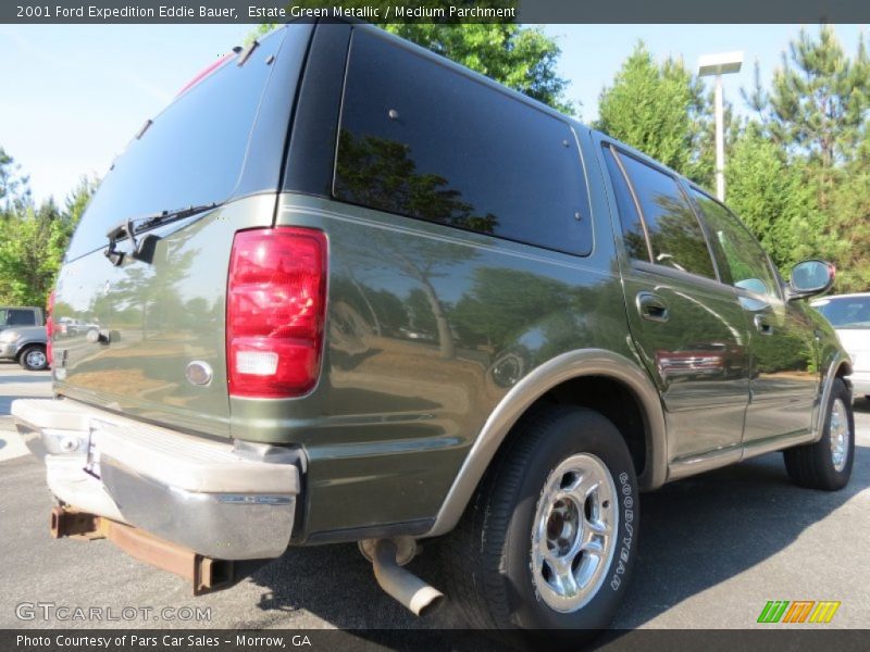 Estate Green Metallic / Medium Parchment 2001 Ford Expedition Eddie Bauer