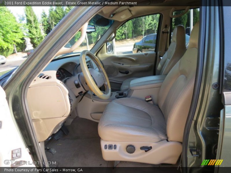 Estate Green Metallic / Medium Parchment 2001 Ford Expedition Eddie Bauer