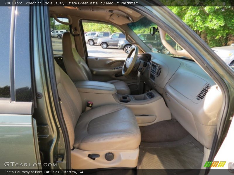 Estate Green Metallic / Medium Parchment 2001 Ford Expedition Eddie Bauer