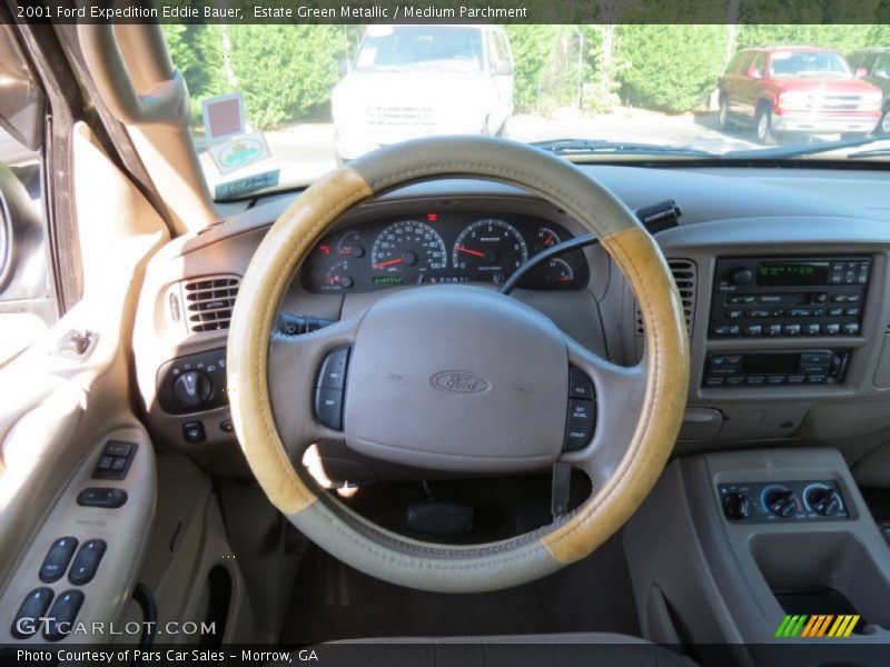 Estate Green Metallic / Medium Parchment 2001 Ford Expedition Eddie Bauer