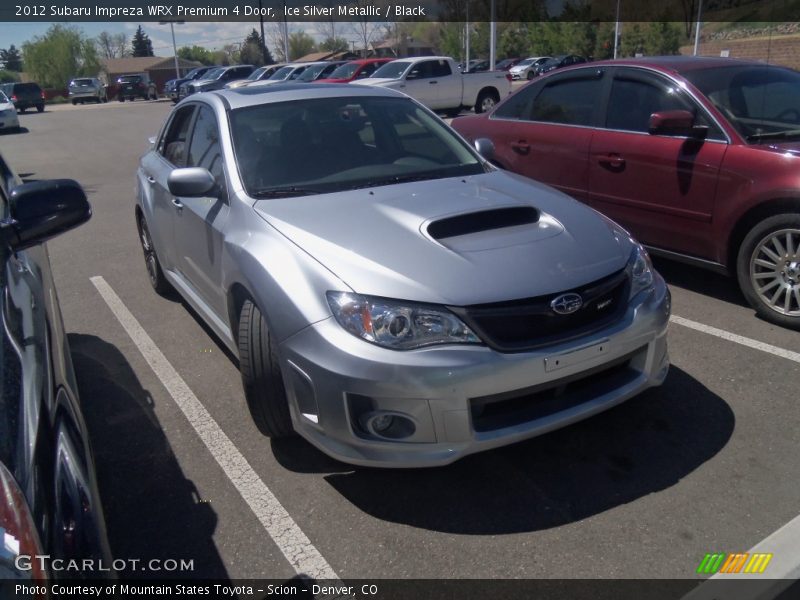 Ice Silver Metallic / Black 2012 Subaru Impreza WRX Premium 4 Door