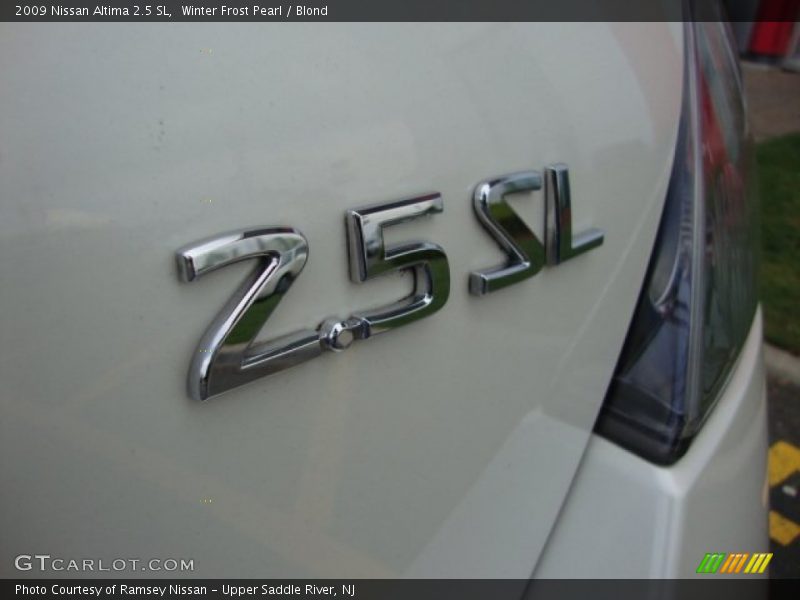 Winter Frost Pearl / Blond 2009 Nissan Altima 2.5 SL
