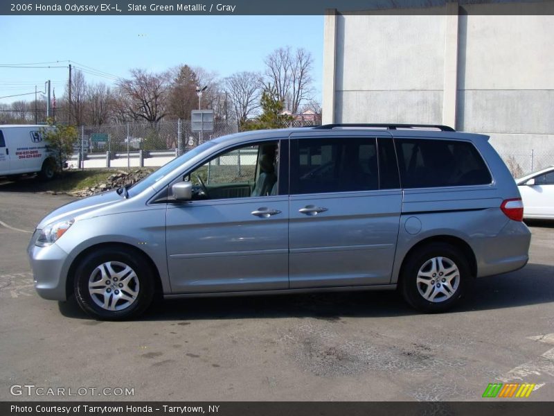 Slate Green Metallic / Gray 2006 Honda Odyssey EX-L