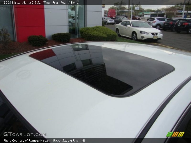 Winter Frost Pearl / Blond 2009 Nissan Altima 2.5 SL