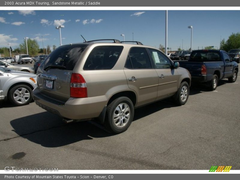 Sandstone Metallic / Saddle 2003 Acura MDX Touring