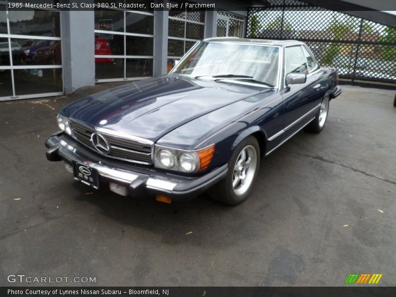 Dark Blue / Parchment 1985 Mercedes-Benz SL Class 380 SL Roadster