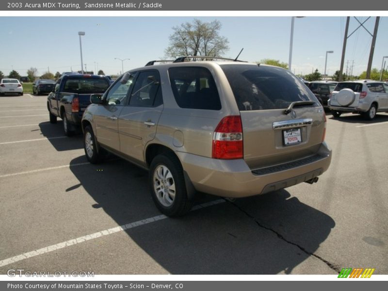 Sandstone Metallic / Saddle 2003 Acura MDX Touring