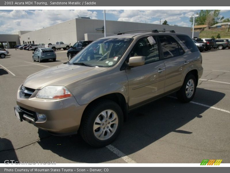 Sandstone Metallic / Saddle 2003 Acura MDX Touring