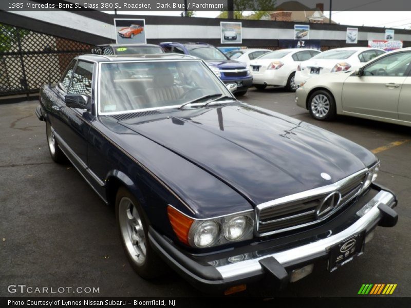 Dark Blue / Parchment 1985 Mercedes-Benz SL Class 380 SL Roadster