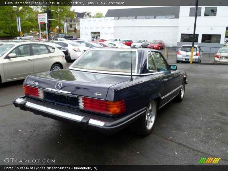 Dark Blue / Parchment 1985 Mercedes-Benz SL Class 380 SL Roadster