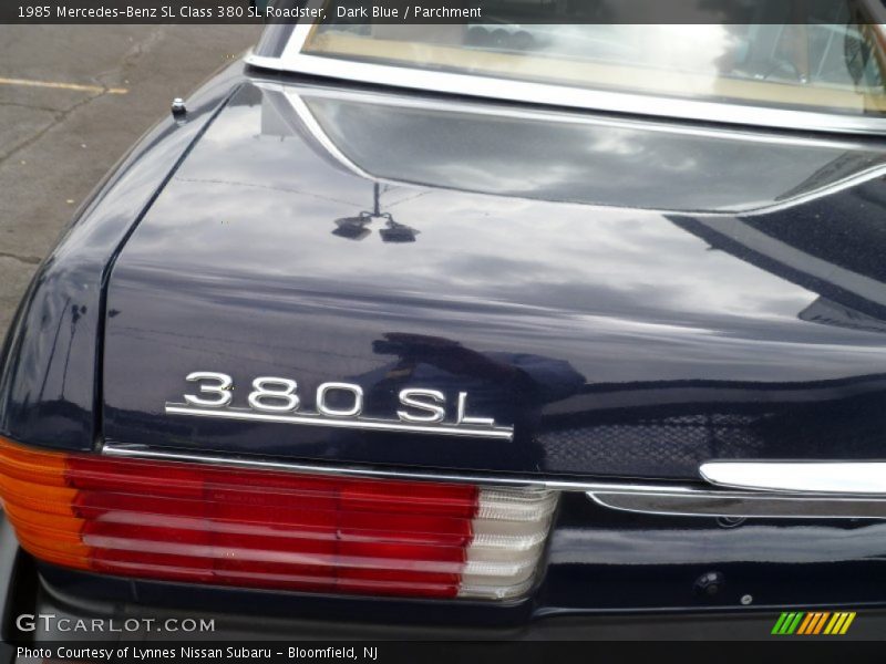 Dark Blue / Parchment 1985 Mercedes-Benz SL Class 380 SL Roadster