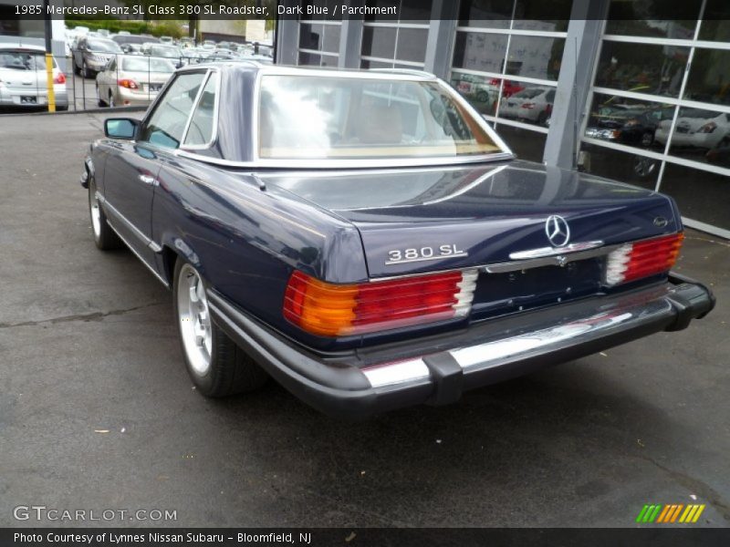 Dark Blue / Parchment 1985 Mercedes-Benz SL Class 380 SL Roadster