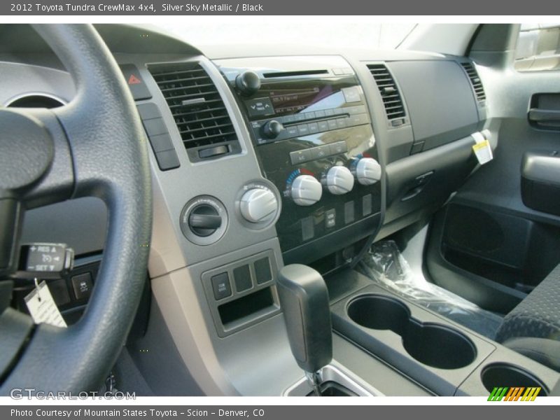 Silver Sky Metallic / Black 2012 Toyota Tundra CrewMax 4x4