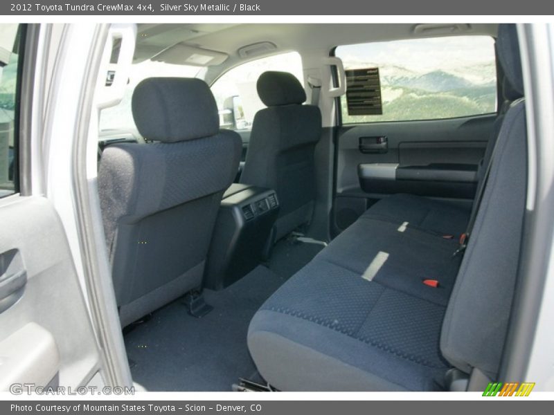 Silver Sky Metallic / Black 2012 Toyota Tundra CrewMax 4x4