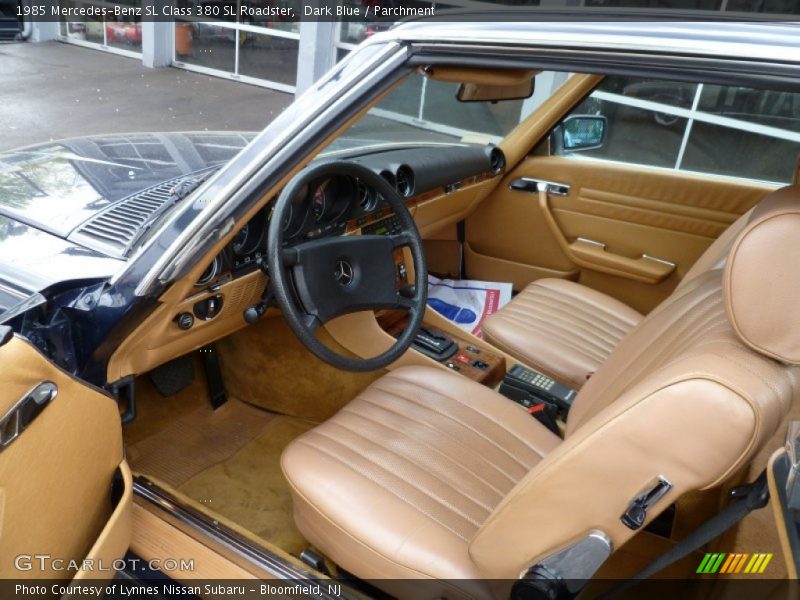  1985 SL Class 380 SL Roadster Parchment Interior