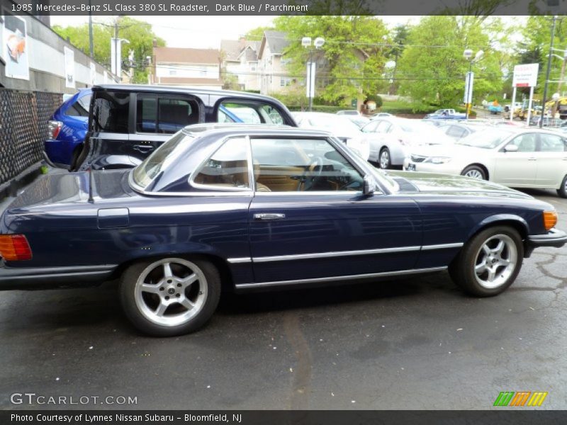 Dark Blue / Parchment 1985 Mercedes-Benz SL Class 380 SL Roadster