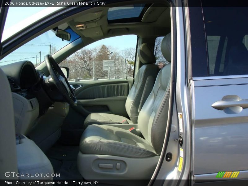 Slate Green Metallic / Gray 2006 Honda Odyssey EX-L