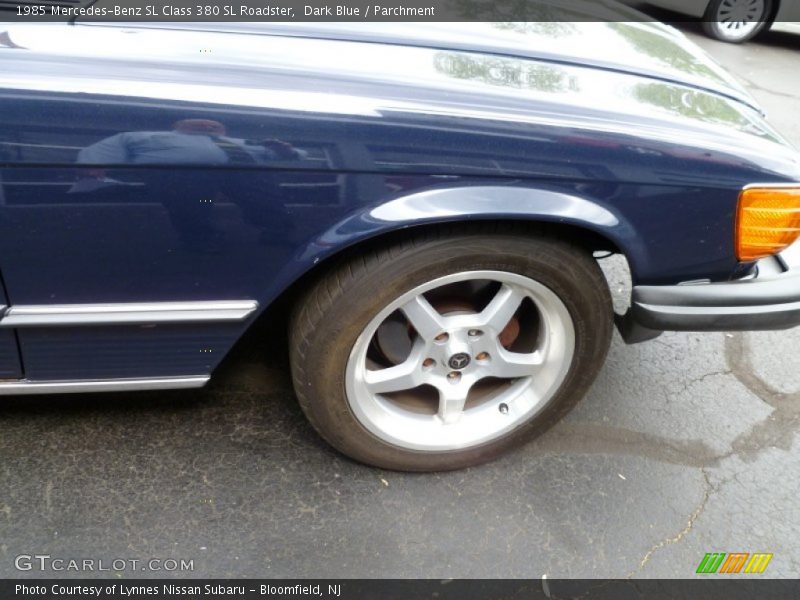 Dark Blue / Parchment 1985 Mercedes-Benz SL Class 380 SL Roadster