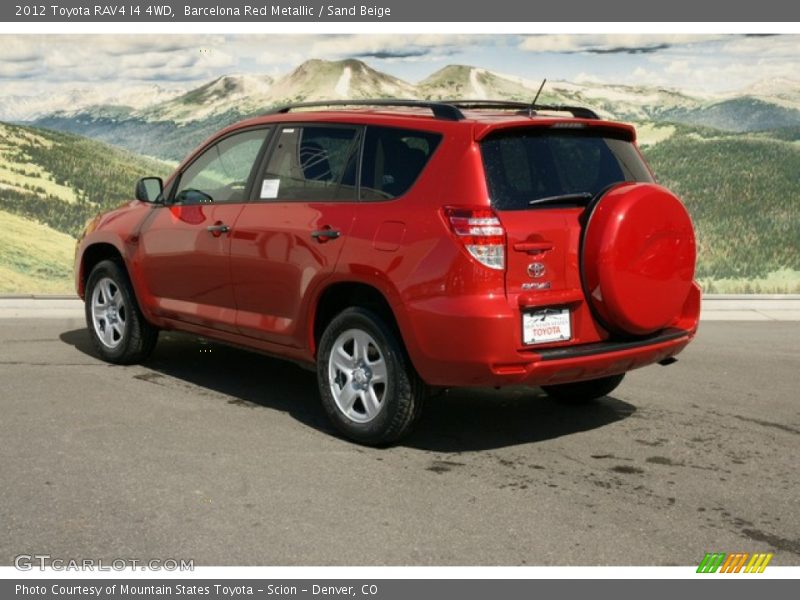 Barcelona Red Metallic / Sand Beige 2012 Toyota RAV4 I4 4WD