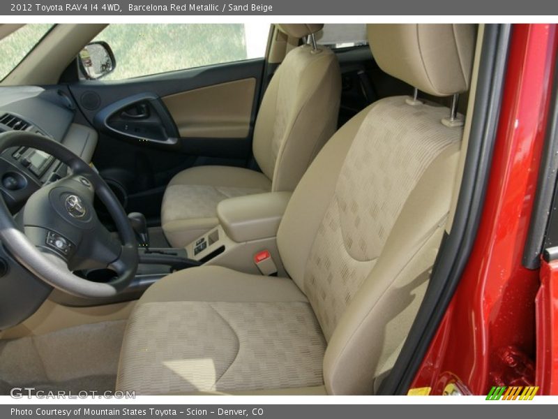 Barcelona Red Metallic / Sand Beige 2012 Toyota RAV4 I4 4WD