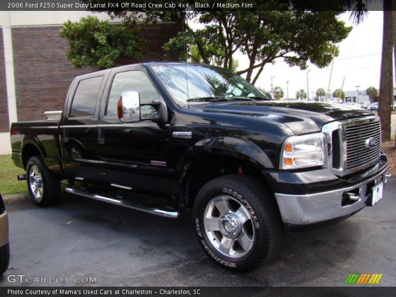 Black / Medium Flint 2006 Ford F250 Super Duty Lariat FX4 Off Road Crew Cab 4x4