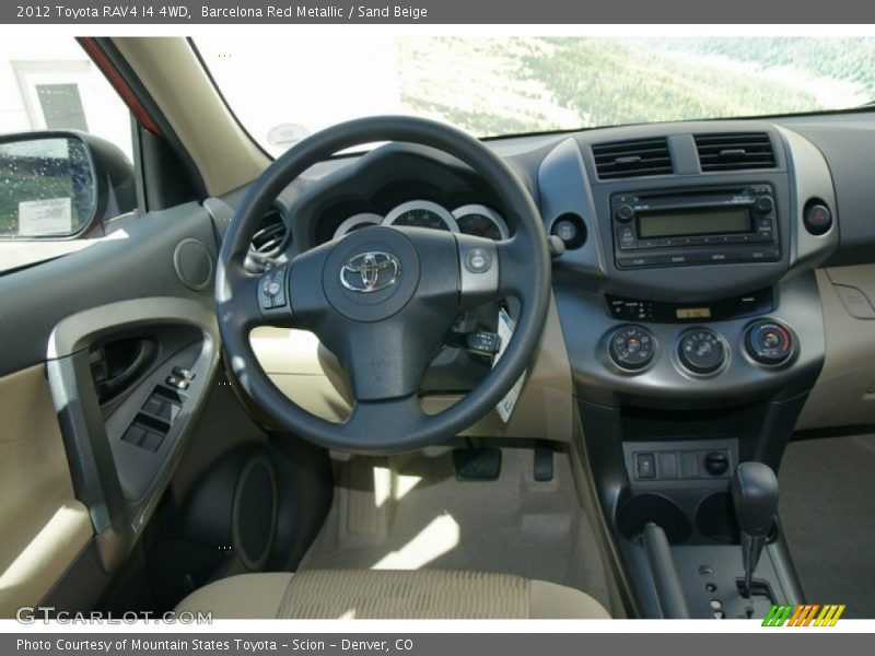 Barcelona Red Metallic / Sand Beige 2012 Toyota RAV4 I4 4WD
