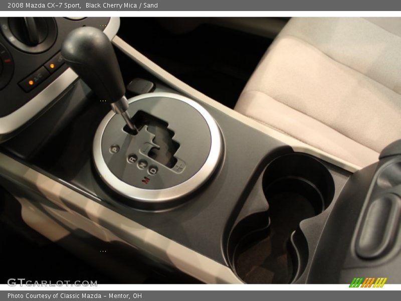 Black Cherry Mica / Sand 2008 Mazda CX-7 Sport
